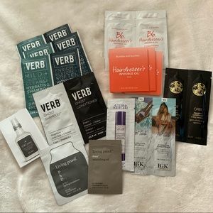 Haircare sampler pack- 16 pieces